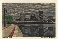 Image 1 of Rochester Eclipse Clouds Postcard