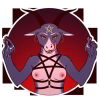Image 3 of Baphomet Sticker
