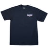 NAVY BRAND TEE