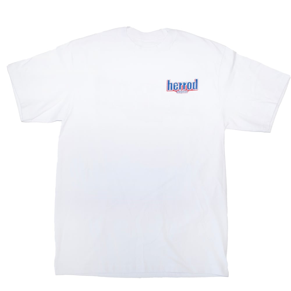 WHITE BRAND TEE