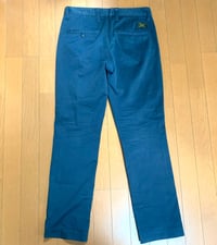 Image 8 of Wtaps 2014ss blue cotton chino trousers, size M (32 x 30)