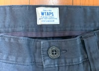 Image 3 of Wtaps 2014ss blue cotton chino trousers, size M (32 x 30)