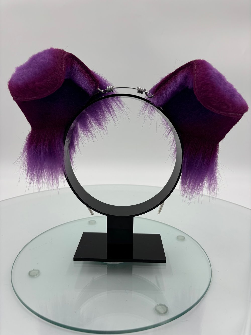 Image of Purple & Hot Pink Puppy Ears
