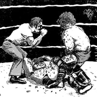 Image 1 of Terry Funk vs Harley Race (Way of the Blade Art Print)