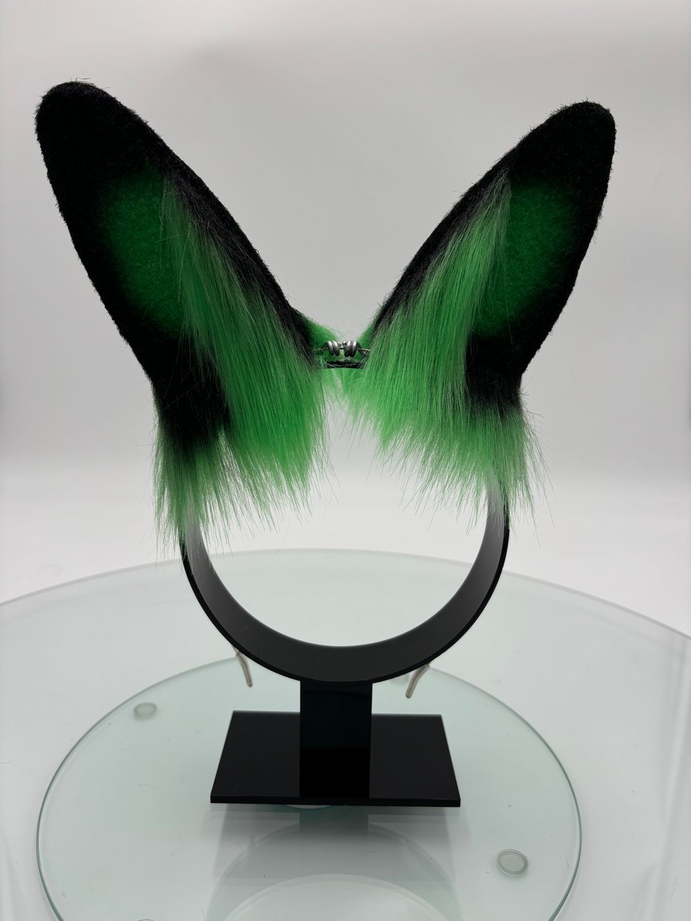 Image of Green & Black Mini Bun Ears