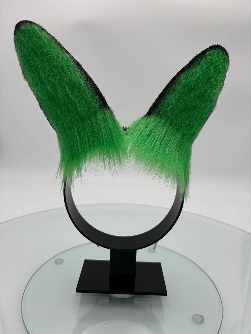 Image of Green & Black Mini Bun Ears