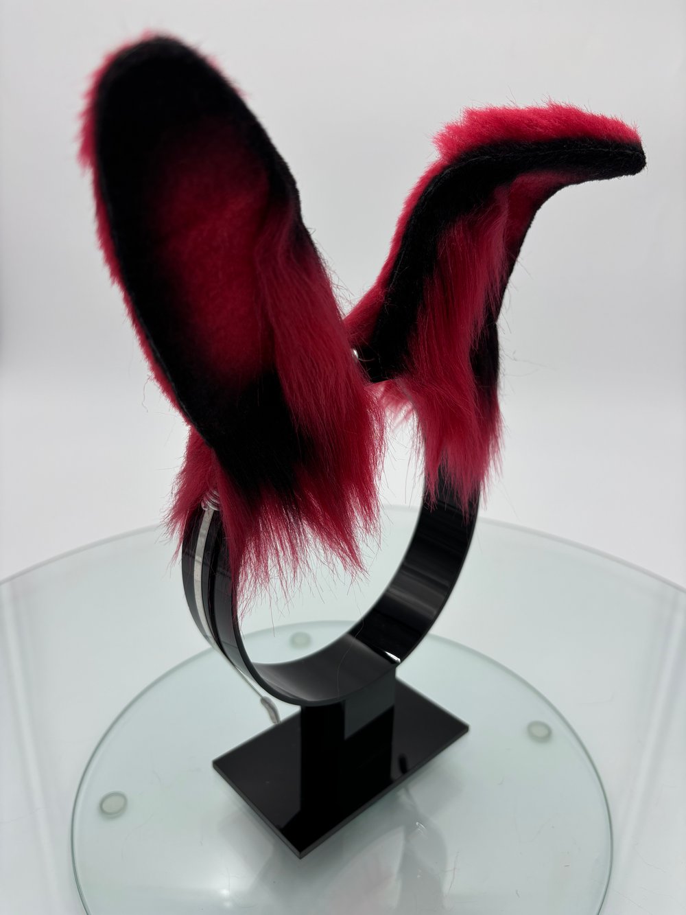Image of Black & Red Mini Bun Ears