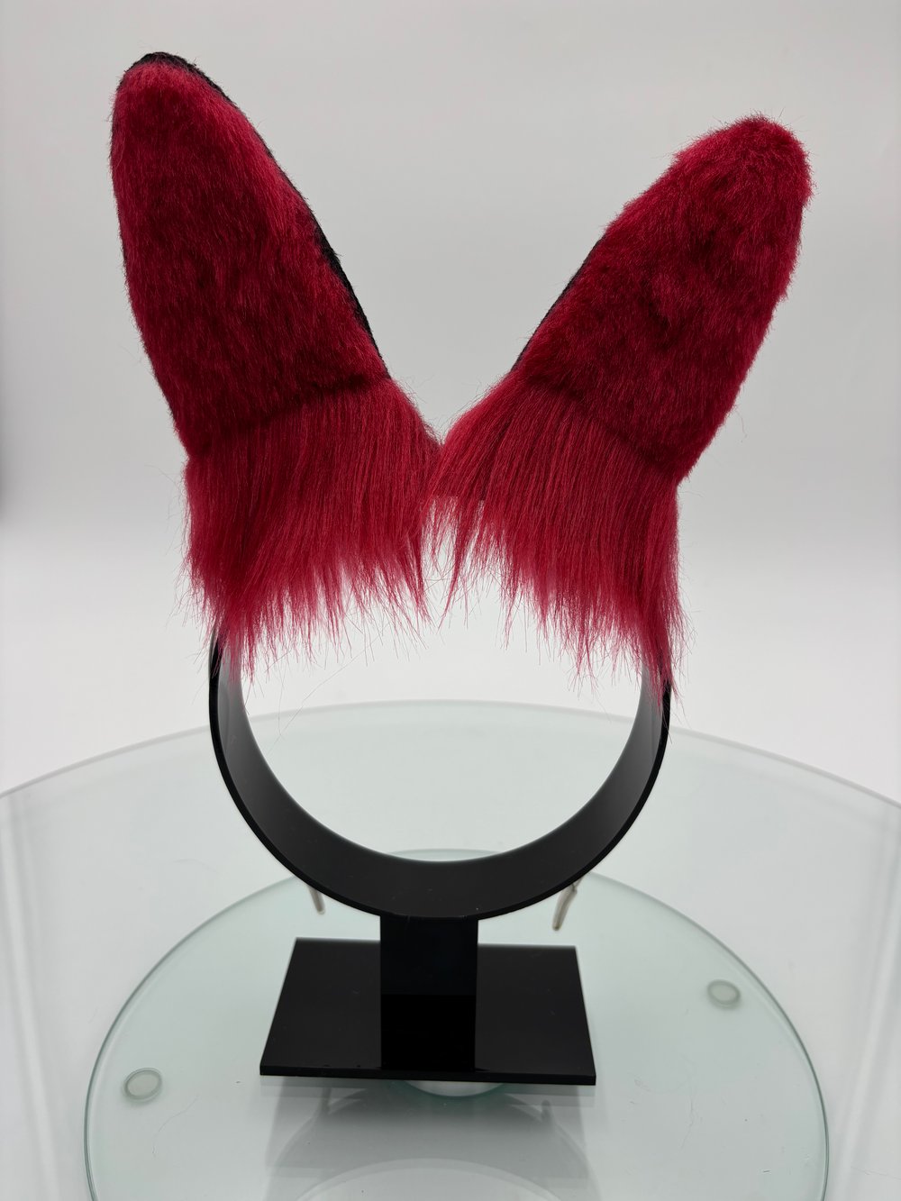Image of Black & Red Mini Bun Ears