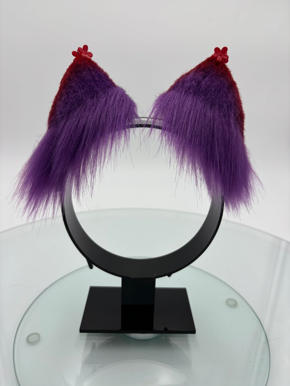 Image of Purple & Red Kitten Ears