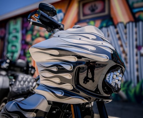 Image of JD CUSTOMS ST STYLE FAIRING FOR 18+ SOFTTAIL