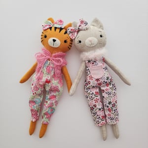 Image of Kitten Doll Sewing Pattern - Digital PDF