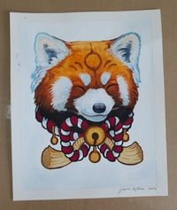 Small Red Panda Original Painting