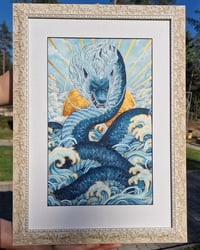 Image 1 of Ryujin Original painting (Framed) (reserved)