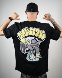 Image 1 of OVERTIME/ @F.A.K.T.O/ BLACK T-SHIRT