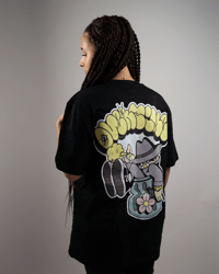 Image 4 of OVERTIME/ @F.A.K.T.O/ BLACK T-SHIRT