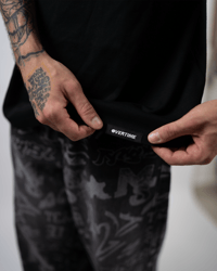 Image 5 of OVERTIME/ @F.A.K.T.O/ BLACK T-SHIRT