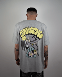 Image 1 of OVERTIME/ @F.A.K.T.O/ GREY T-SHIRT