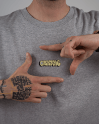Image 2 of OVERTIME/ @F.A.K.T.O/ GREY T-SHIRT