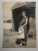 Image of original antique 1920s sideshow mabel darpel texas circus tent tattoo photo 2x3