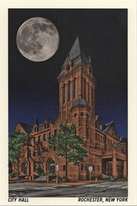 Image 1 of Rochester City Hall Postcard