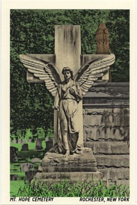 Image 1 of Mt. Hope Cemetery Postcard