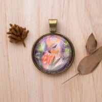 Image 1 of Majestic bird pendant with necklace