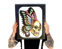 Colored death butterfly