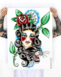 Panther pin up
