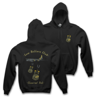 CLEARED HOT - " DICE BOMB " - BLACK HOODIE