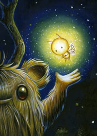 Image 2 of "Bogey  & Moonbug" Giclee