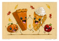 Image 1 of "Fall Harvest Dance" Giclee