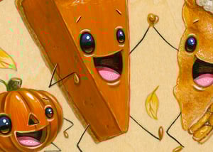 Image of "Fall Harvest Dance" Giclee