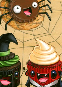 Image 2 of "Web of Desserts" Giclee