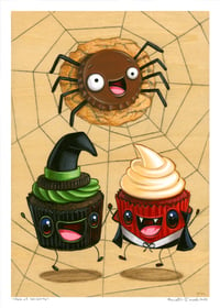 Image 1 of "Web of Desserts" Giclee