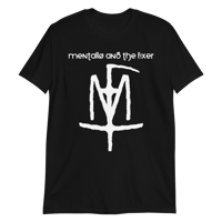 Mentallo & The Fixer 'Jagged Logo' t-shirt (Black)