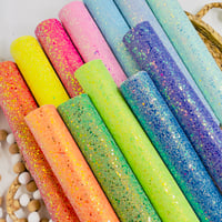 GLITTER-  Full Rolls Pack x 12 Bright