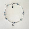 cloudy moonlight night necklace