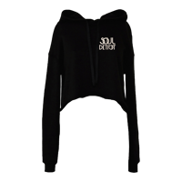 Soul Detroit | Women's Cropped Hoodie | Black