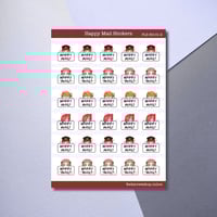 Image 2 of Bathroom Ghost Happy Mail Stickers