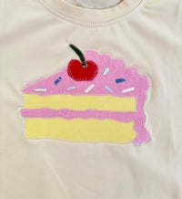 Image 2 of Strawberry Cake Appliqué Tee 5T
