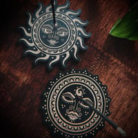 Image 2 of Sun & Moon Incense stick holder set