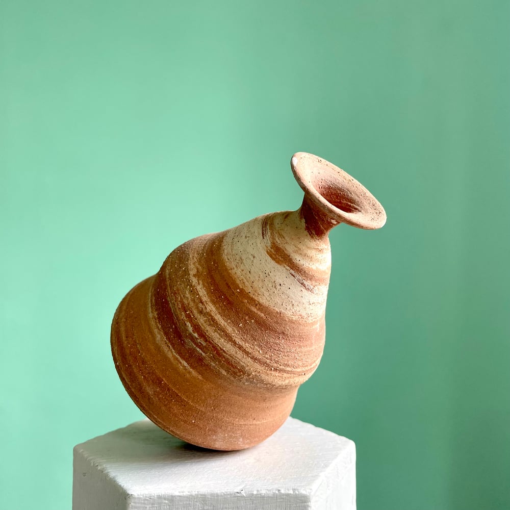 Image of Layered earth vase 