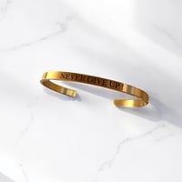 Image 2 of JUSTIFY STEEL BRACELET (Never Give up)