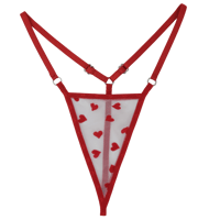 Image 1 of Heart Tulle G-String
