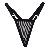 Image 1 of Upcycled Striped Jersey G-String