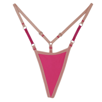 Image 1 of Multi Pink G-String
