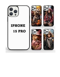 Image 3 of Custom Iphone 15  Phone Case Soft Rubber & Anti-Slip Shockproof Bumper Protective Cover