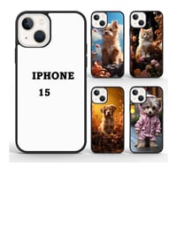 Image 1 of Custom Iphone 15  Phone Case Soft Rubber & Anti-Slip Shockproof Bumper Protective Cover