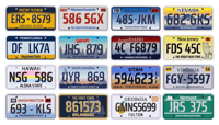 Image 7 of Custom Decorative License Plate 2 Pack(U.S.A and Mexcian States) - Not Intended for Official Use
