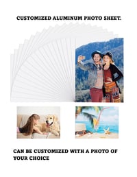 Image 1 of Customized Metal Photo Blanks 4"X6" X0.45mm Aluminum Decor Sign(2 PACK)